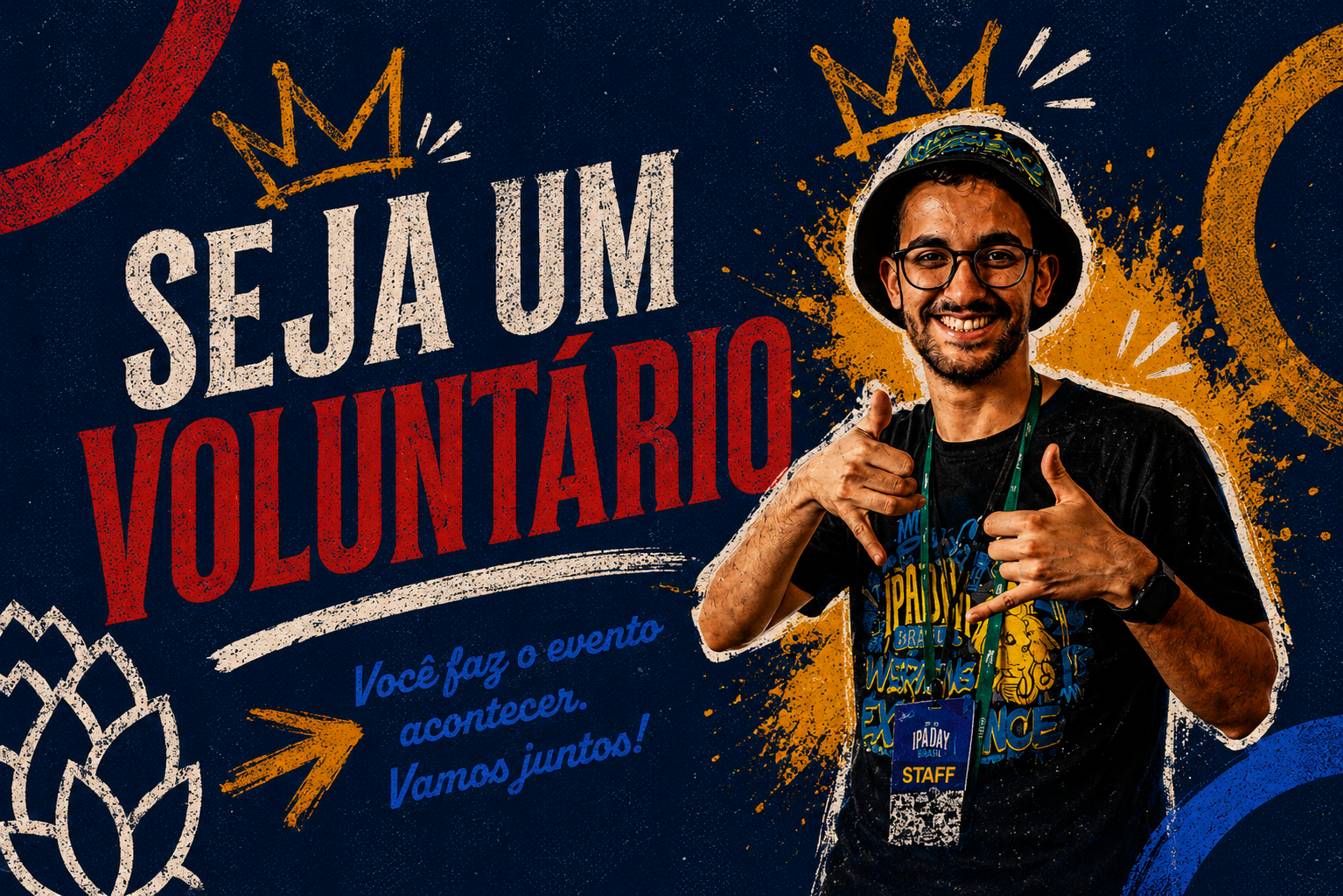 Seja um voluntário — IPA Day Brasil 2026